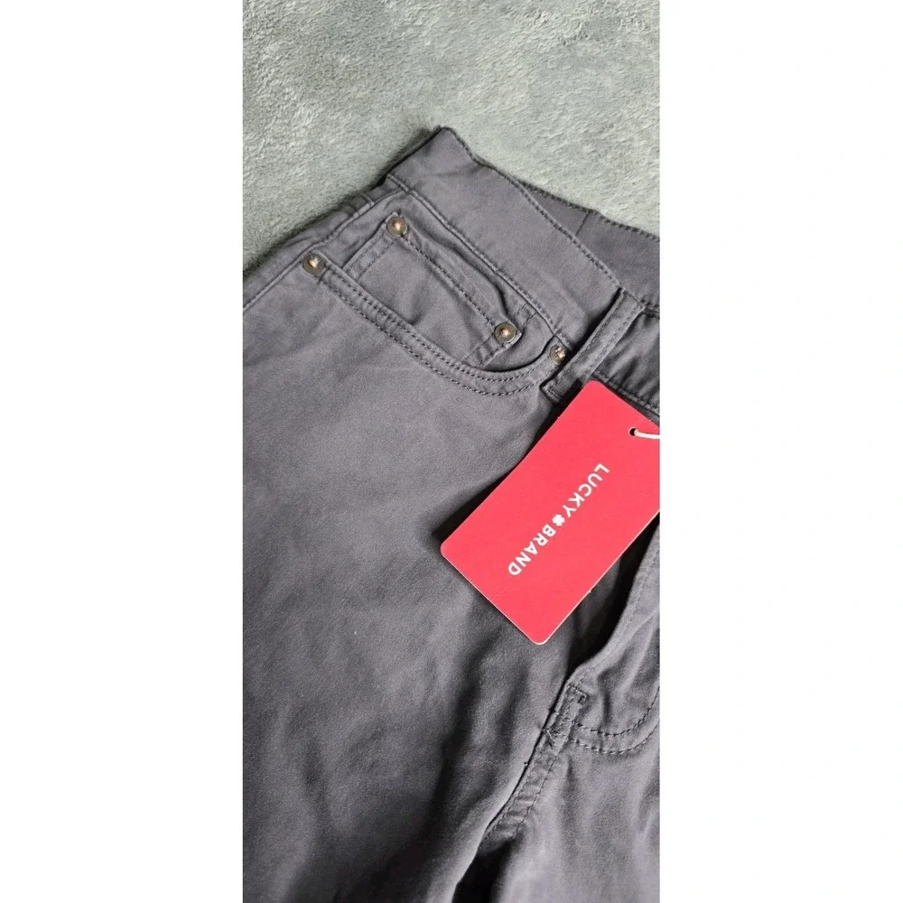 NWT Lucky Brand 363 Vintage Straight Pants Mens 28x32 Gray Advanced Stretch